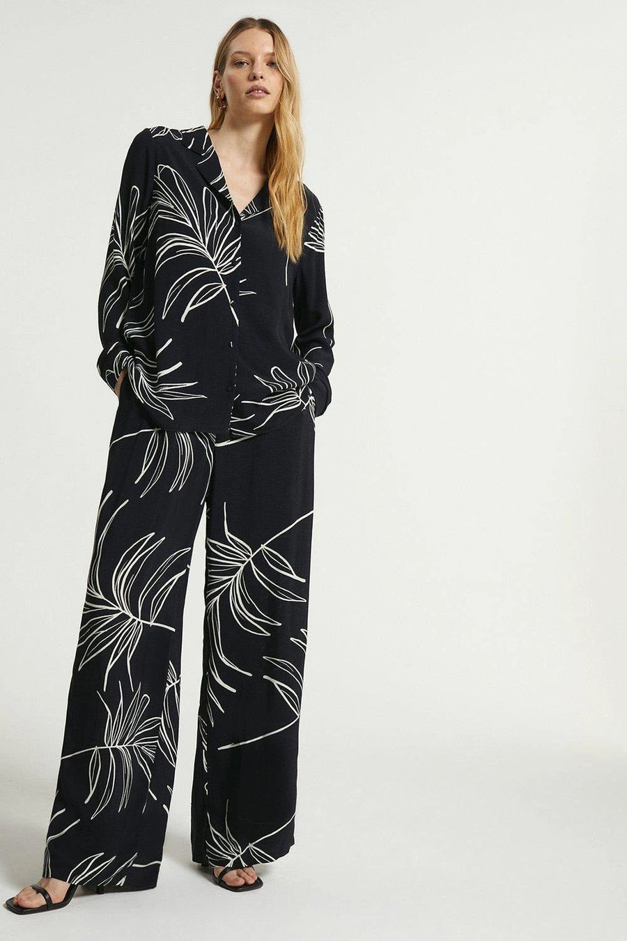 Black Leaf Printed Co-ord Set, photo 8