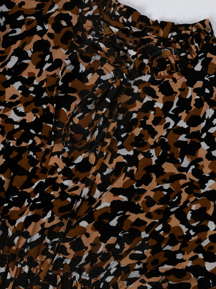 Brown Zebra Long Dress, photo 4