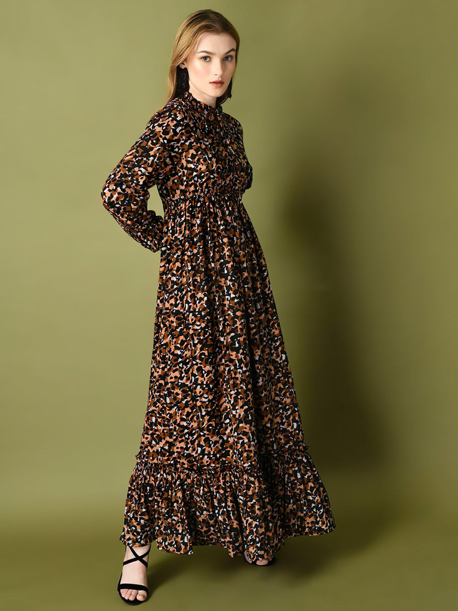 Brown Zebra Long Dress, photo 6