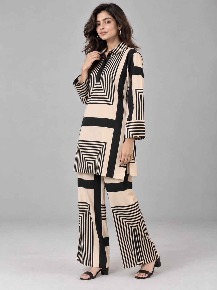 Linear Aesthetic Co-ord Set, photo 3