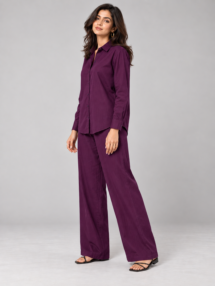 Wine Luxe Co-ord Set for Women, photo 4