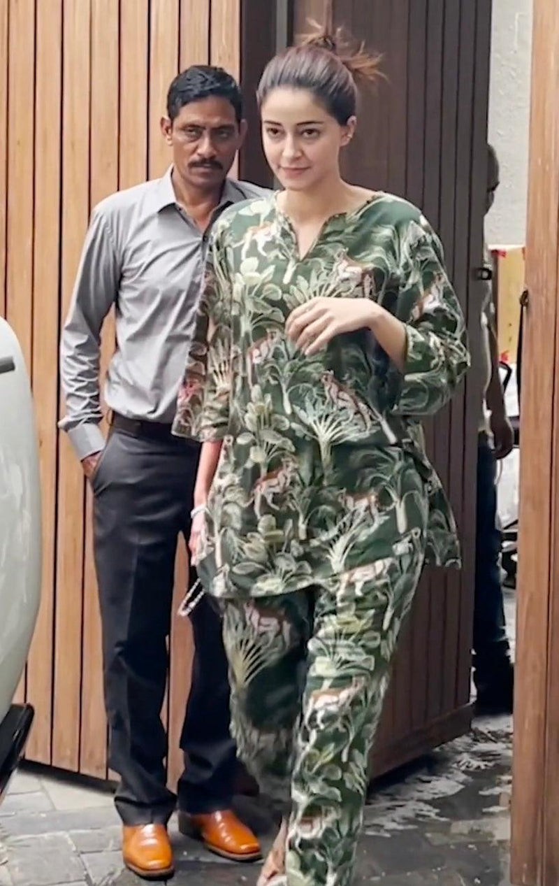 Jungle Theme Print Co-ord Set for Women