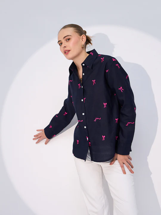 Navy Charm Button Down Shirt, photo 2