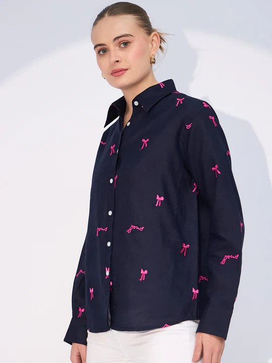 Navy Charm Button Down Shirt, photo 4
