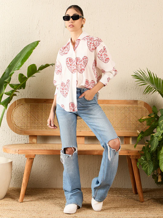 heart bloom shirt