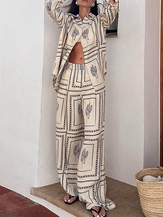 desert chic cactus co-ord set