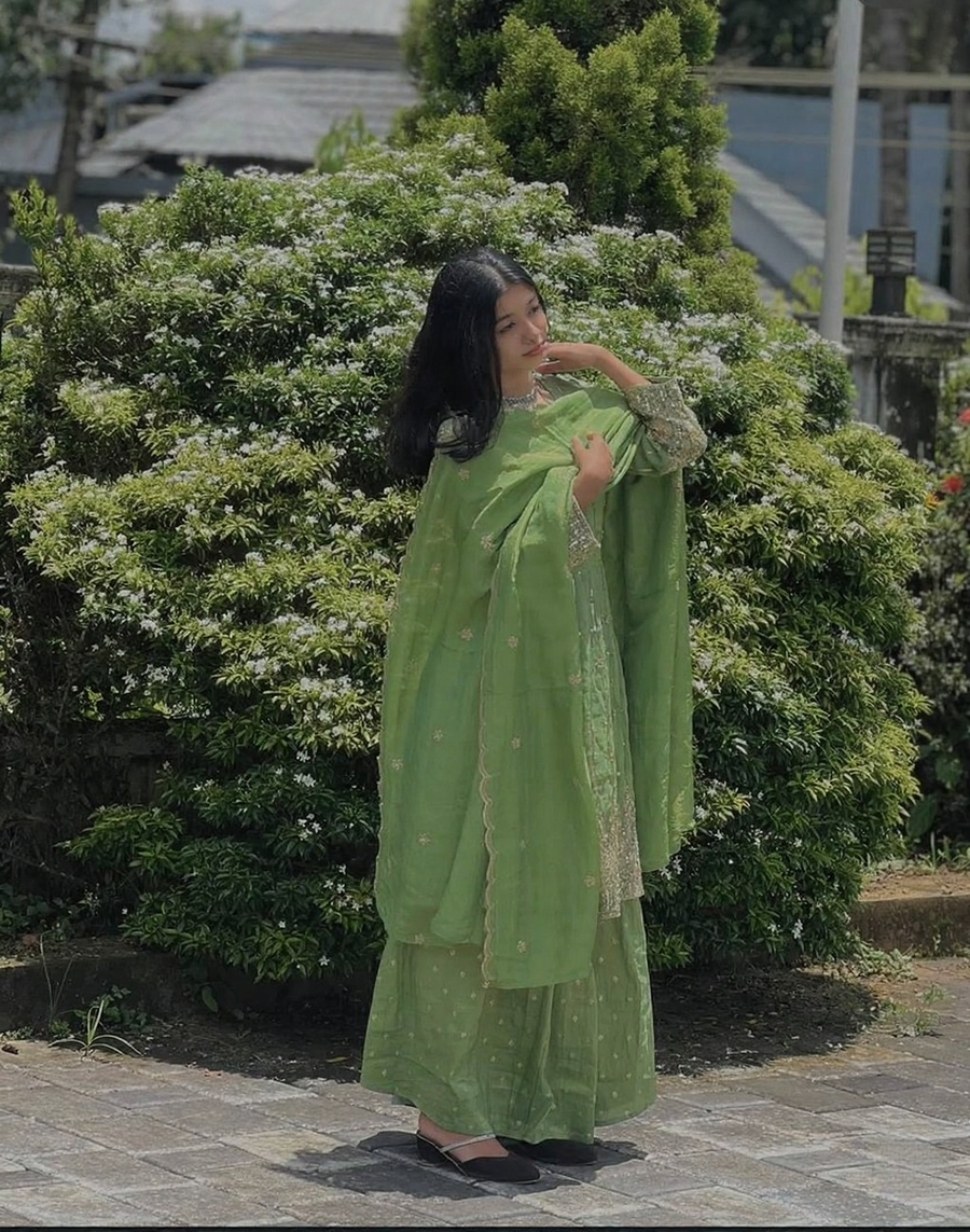 Elegant Handcrafted Embroidery Kurta Set, photo 6