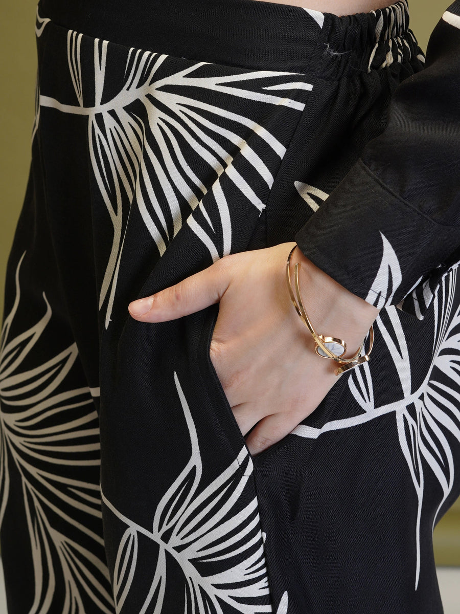 Black Leaf Printed Co-ord Set, photo 11