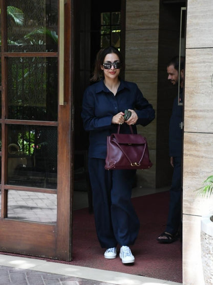 Malaika Arora Midnight Blue Co-ord Set