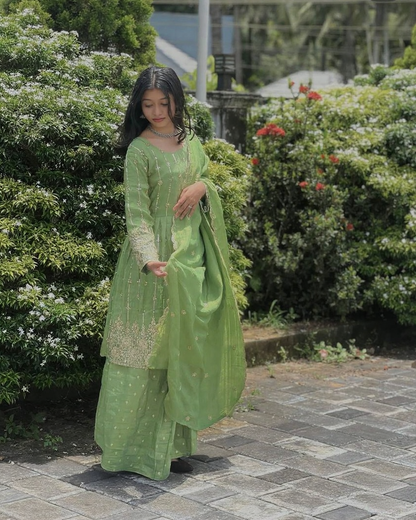 Elegant Handcrafted Embroidery Kurta Set