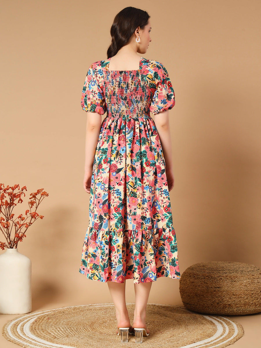 Adorned with a Beautiful Mix Flowers Dress, photo 2
