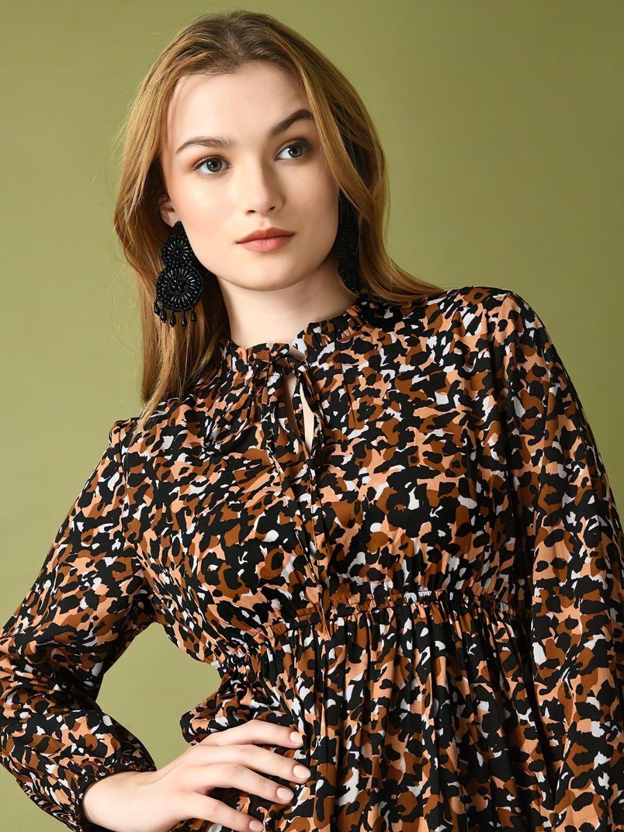 Brown Zebra Long Dress, photo 8