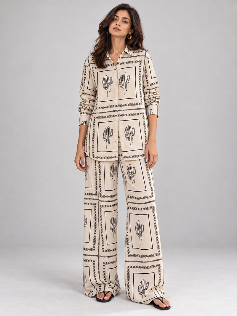 Desert Chic Cactus Co-ord Set