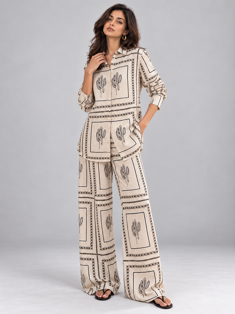 Desert Chic Cactus Co-ord Set
