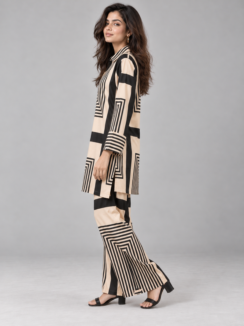 Linear Aesthetic Co-ord Set