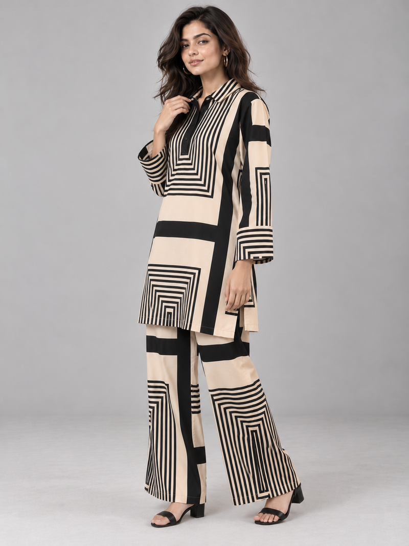 Linear Aesthetic Co-ord Set