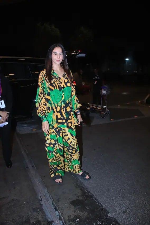 Yellow Leopard Printed Co-ord Set