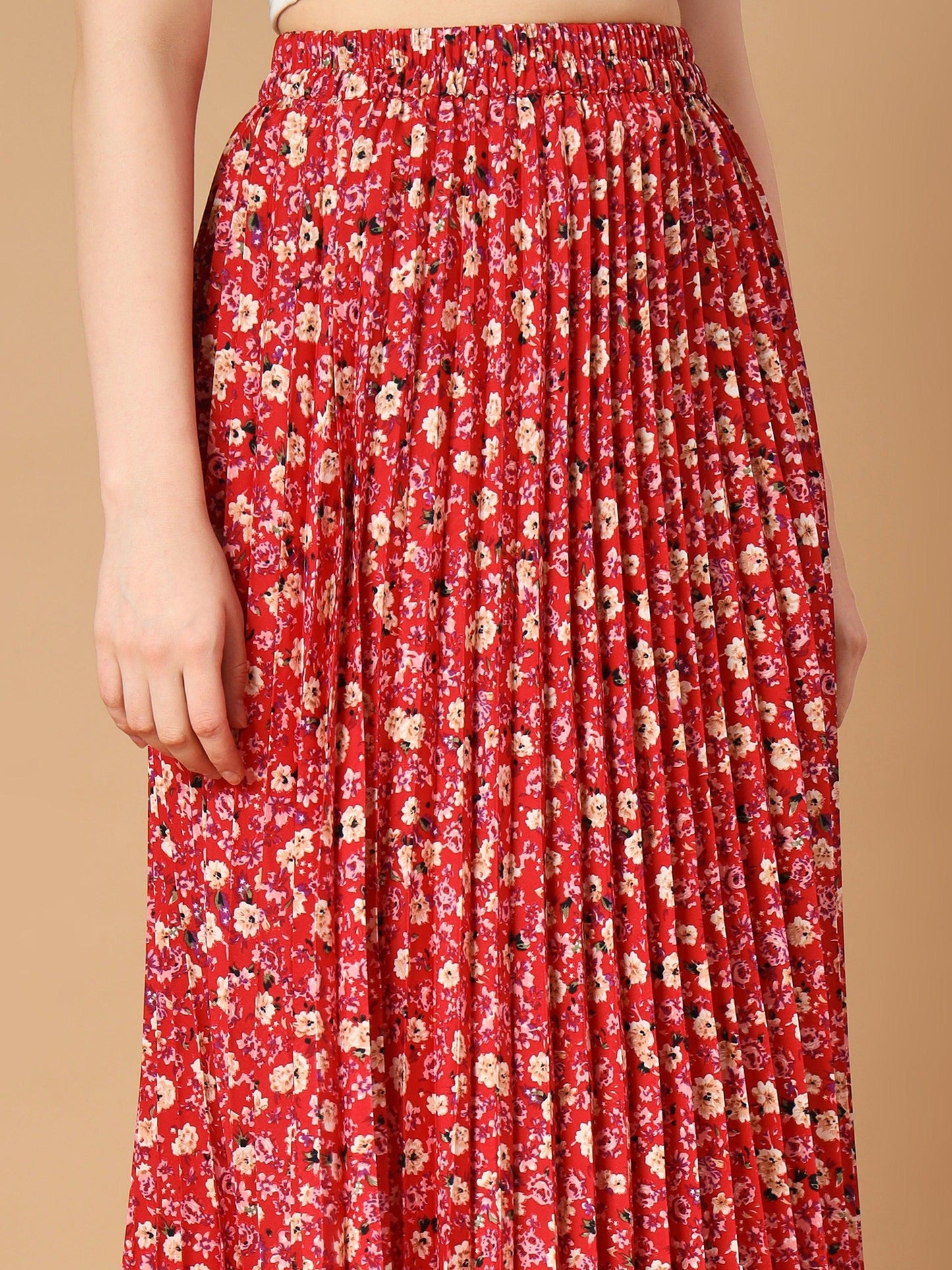 adorned with beautiful flower patterns skirts