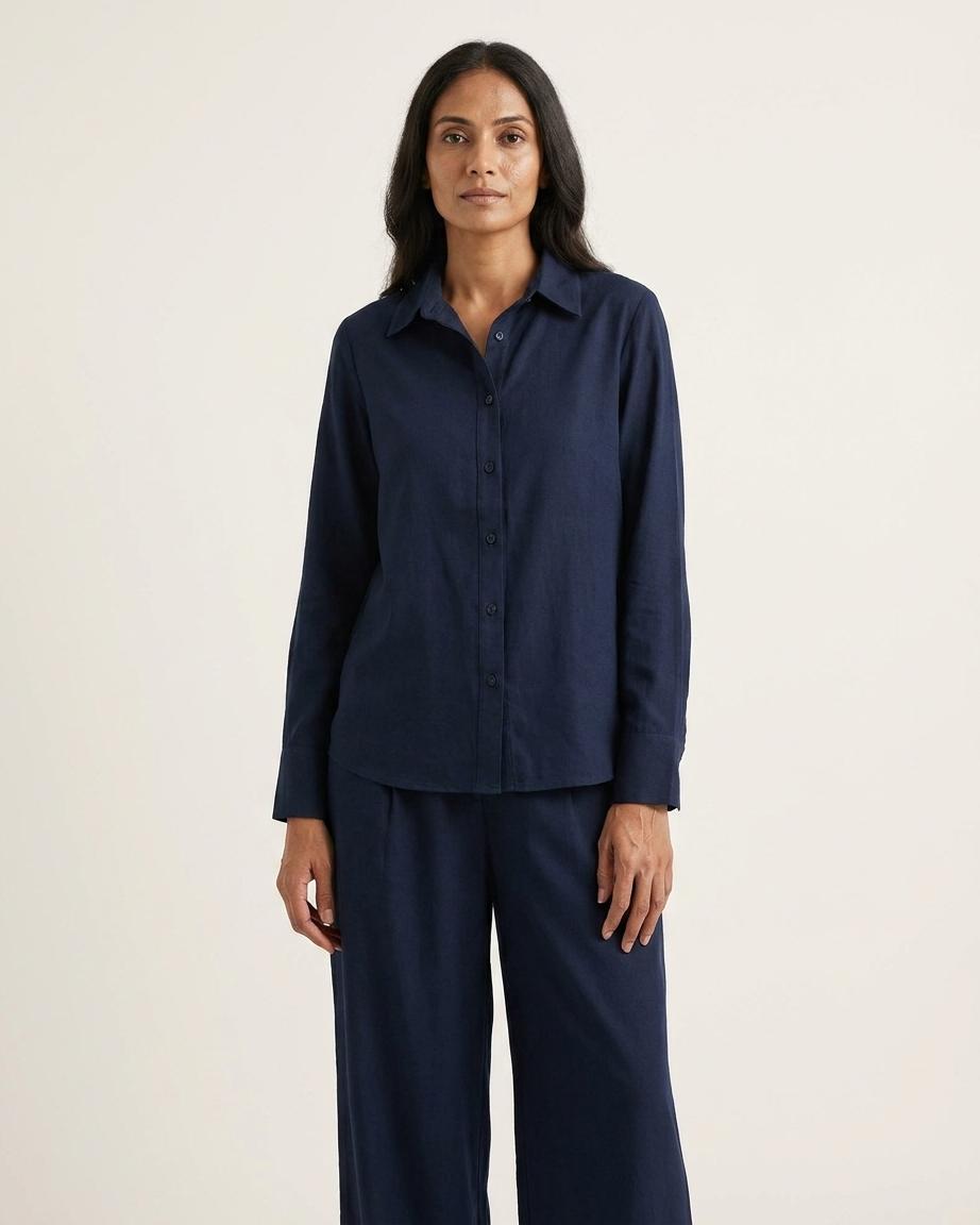 malaika arora midnight blue co-ord set