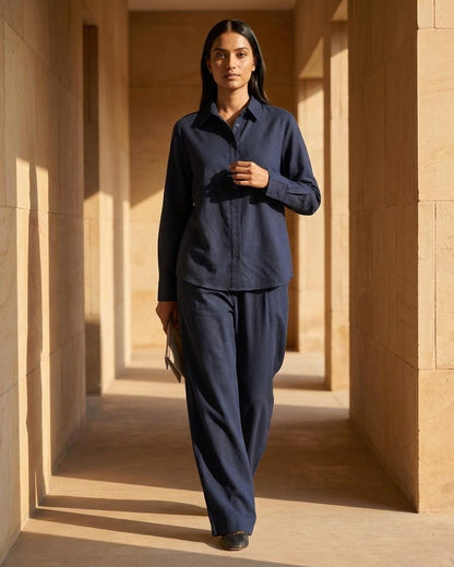 Malaika Arora Midnight Blue Co-ord Set