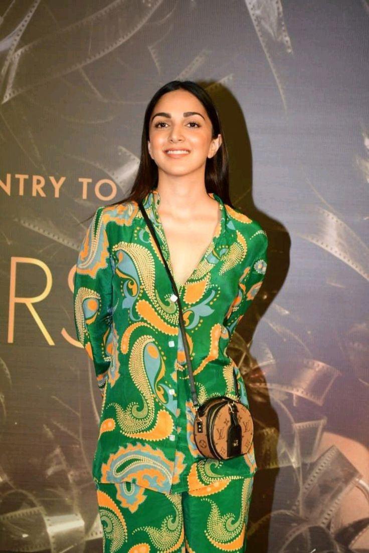 kiara advani's green co-ord set