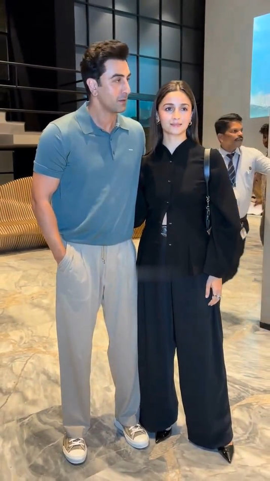 Alia Bhatt Black Co-Ord Set