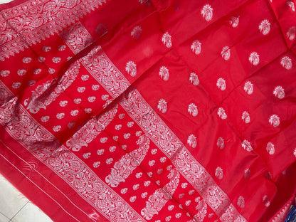 Elegant Lichi Silk Saree with Rich Art Silk Jacquard Border