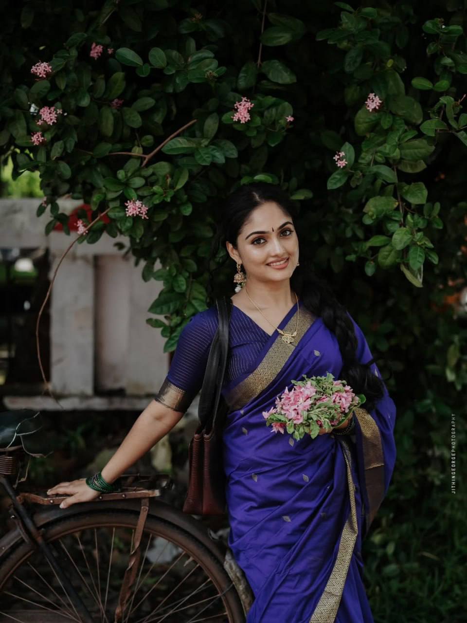 soft lilan slab traditional saree with premium weaving blouse