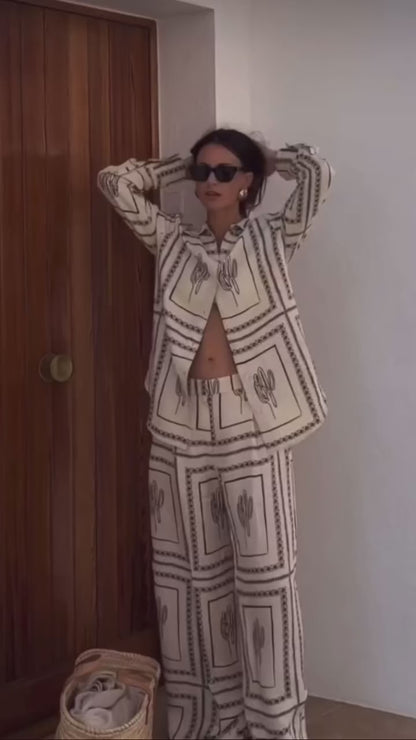 Desert Chic Cactus Co-ord Set