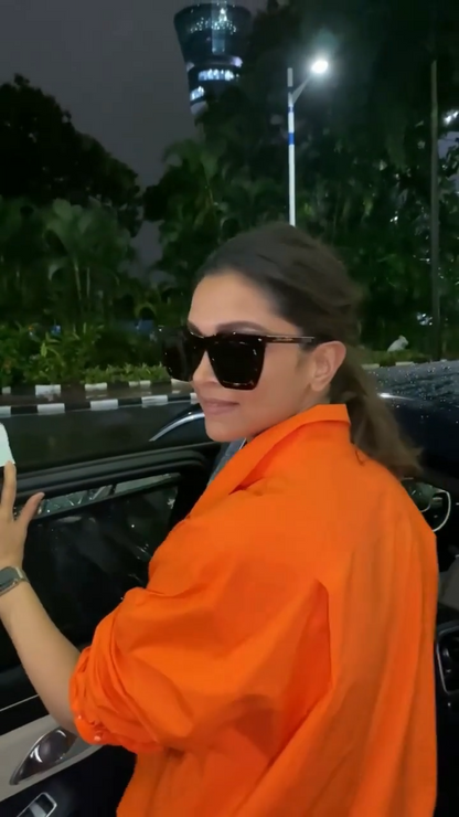 Deepika Padukon Luxe Orange Co-ord Set