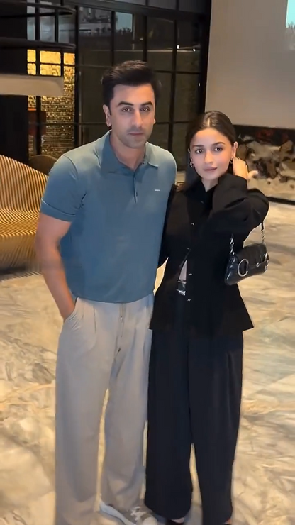 Alia Bhatt Black Co-Ord Set